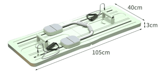 foldable belly panel trainer