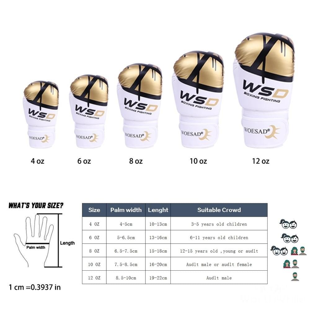 ForgeElite Premium Adults Kick Boxing Gloves for Training in stylish gold and white design, ideal for fighters. 4