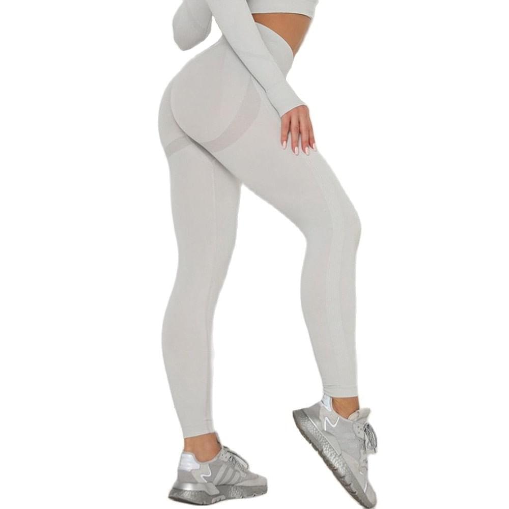 Premium Fitness Running Yoga Pants for Ultimate Comfort in various colors and designs on models. 10