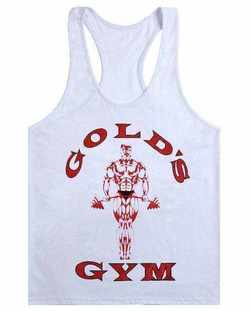 Golds Aesthetic Gym Tank Top Men - FitnessPlowSurge