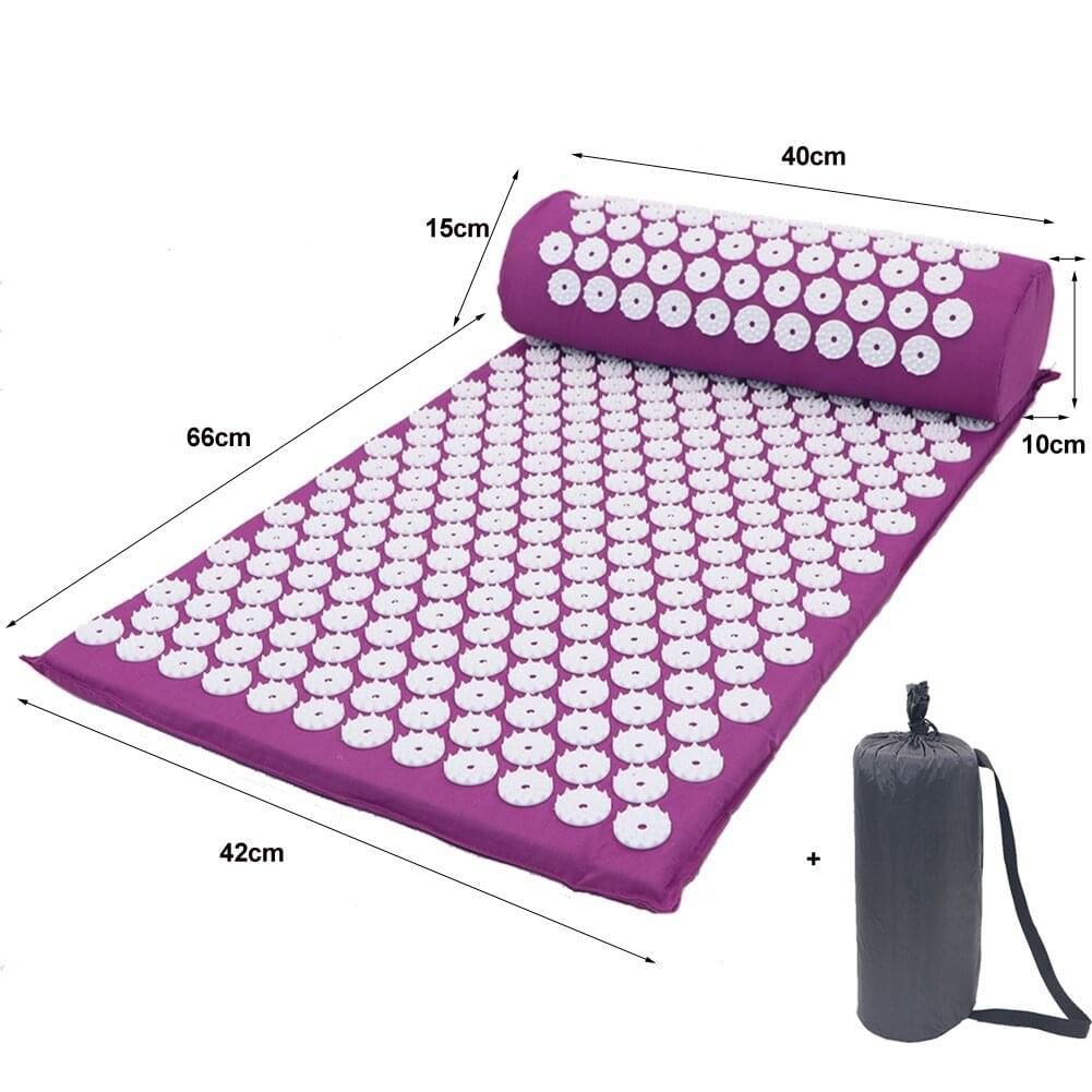Lotus Acupuncture Yoga Mat - FitnessPlowSurge