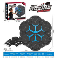Boxing Target Machine Electronic with Bluetooth music feature, interactive punching pads, and boxing gloves.