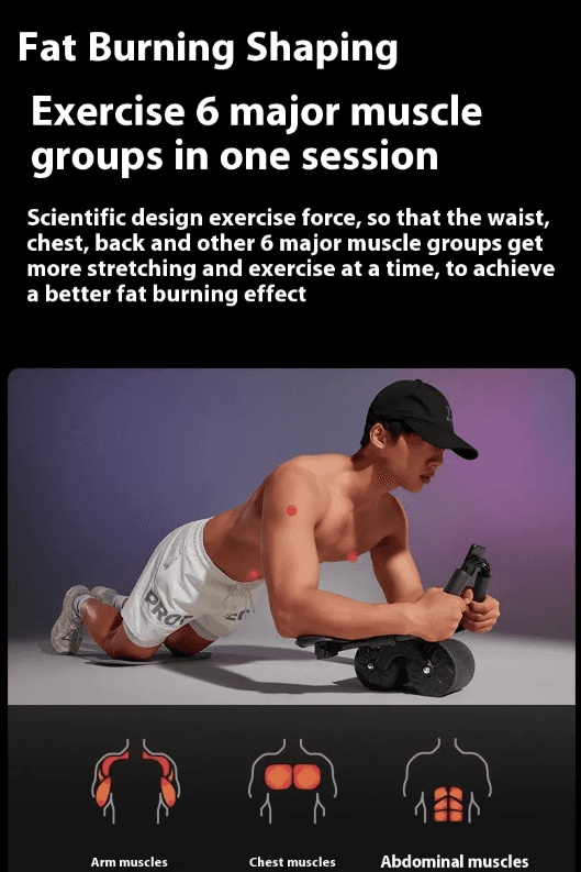 Automatic Rebound Abdominal Wheel 3
