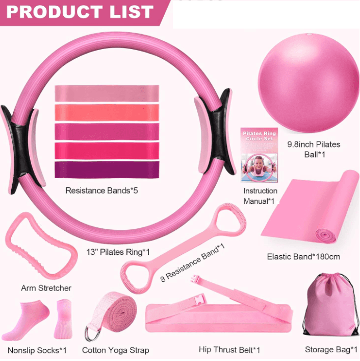 13 Piece Yoga & Pilates Set 8