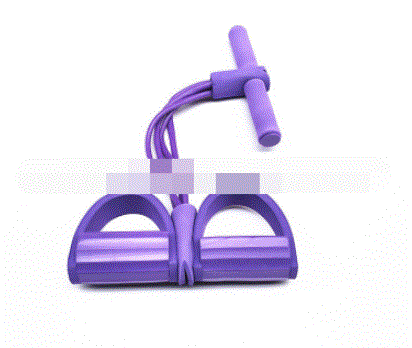 4-Pack Resistance Bands Set for Home Workouts with two people using bands on a workout mat 13