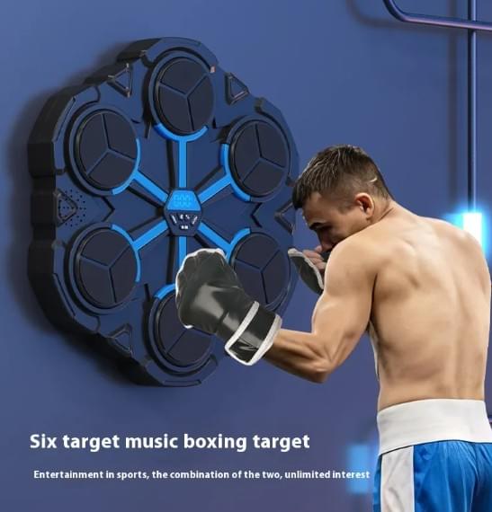 Boxing Target Machine Electronic with six interactive targets for music and training, perfect for home workouts.
