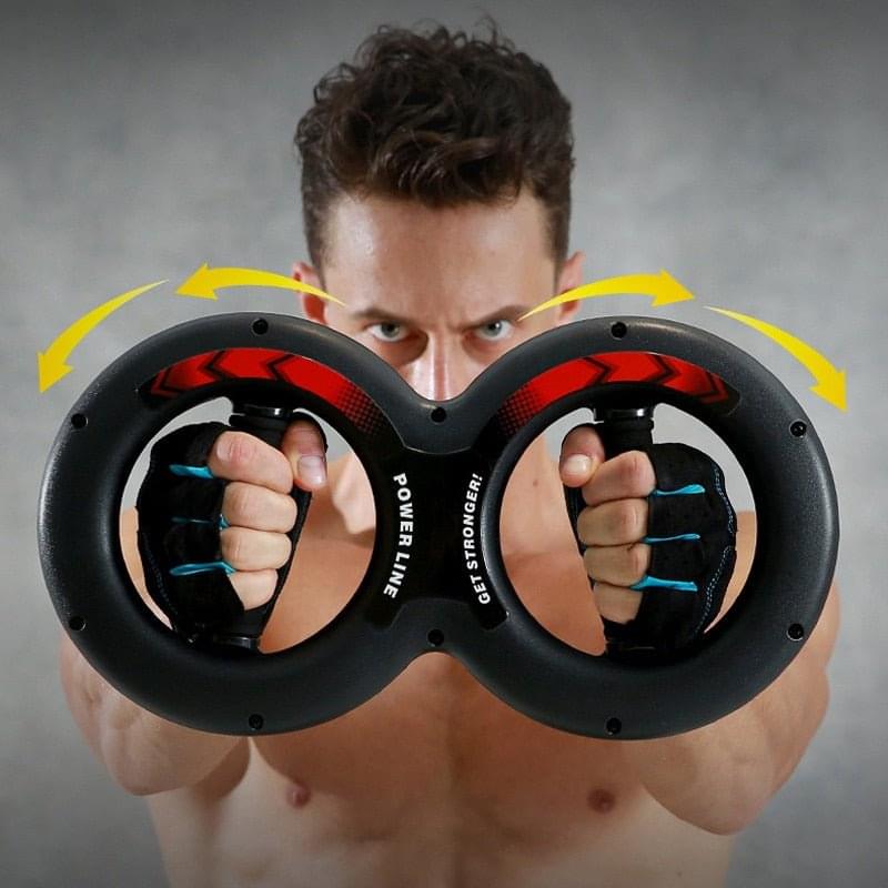8-Word Power Device for chest and arm strength training with ergonomic handles and adjustable resistance settings