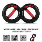 8-Word Power Device for chest and arm strength training with ergonomic handles and adjustable resistance settings  33
