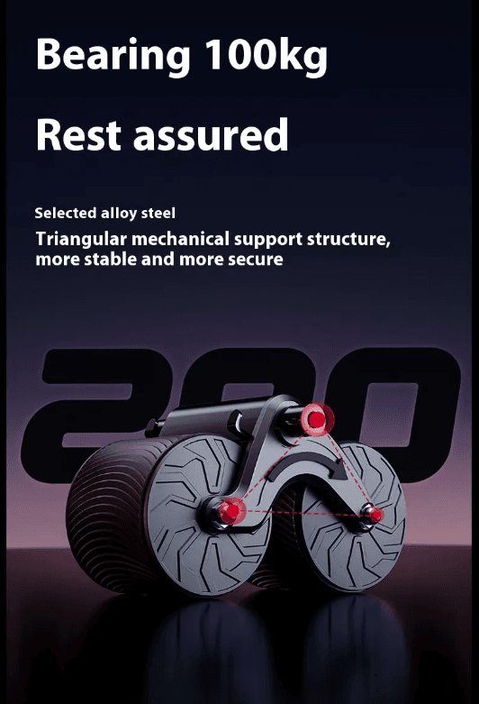 Automatic Rebound Abdominal Wheel 04