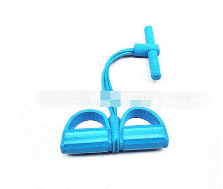 4-Pack Resistance Bands Set for Home Workouts with two people using bands on a workout mat 12