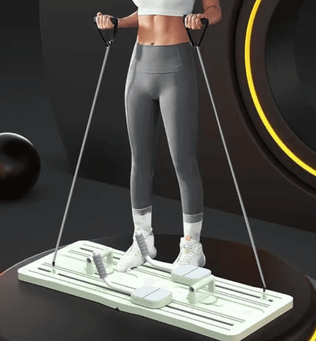 foldable belly panel trainer