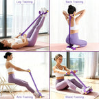 Multi-Tube Elastic Pedal Resistance Exerciser