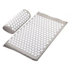 8,000-point acupressure recovery system with mat and pillow for muscle recovery and relaxation.