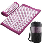 8,000-point acupressure recovery system with mat and pillow for muscle recovery and relaxation.