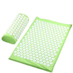 8,000-point acupressure recovery system with mat and pillow for muscle recovery and relaxation.