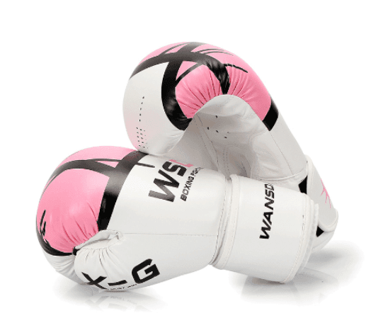 ForgeElite Premium Adults Kick Boxing Gloves for Training in stylish gold and white design, ideal for fighters. 0003