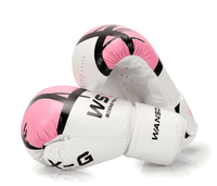 ForgeElite Premium Adults Kick Boxing Gloves for Training in stylish gold and white design, ideal for fighters. 7