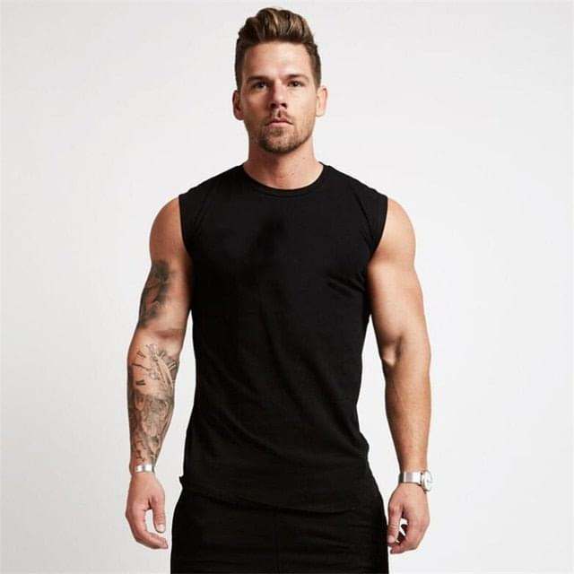 Compression Gym Tank Top for Men - FitnessPlowSurge