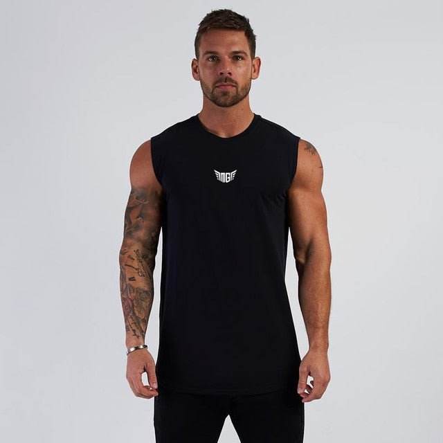 Compression Gym Tank Top for Men - FitnessPlowSurge