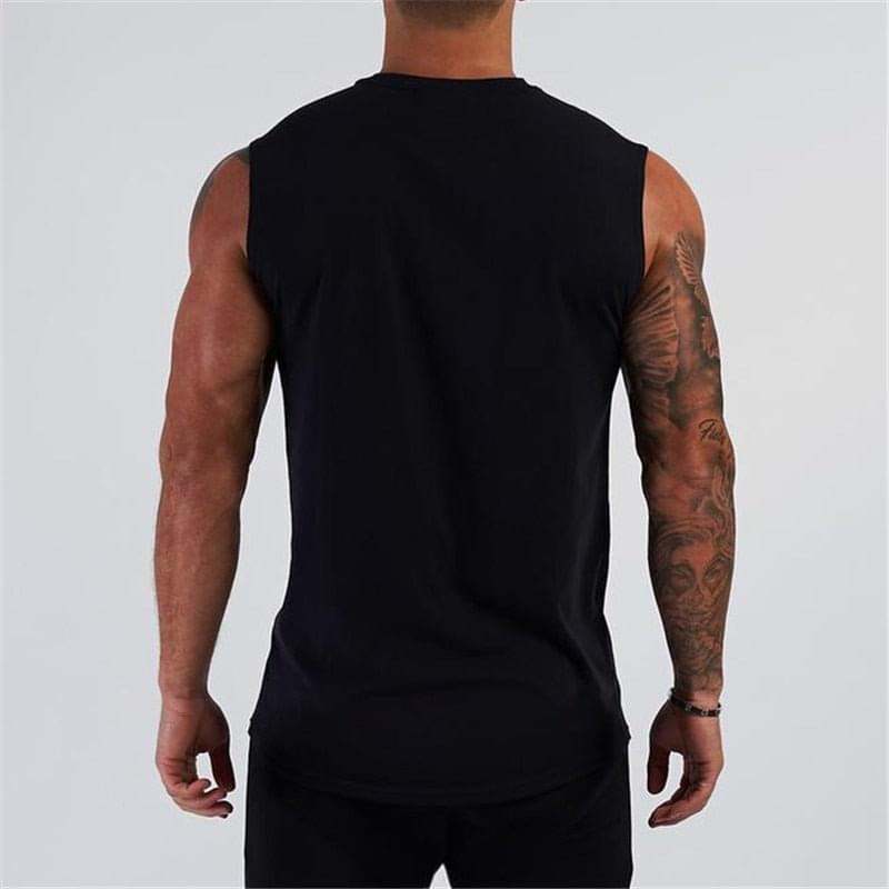 Compression Gym Tank Top for Men - FitnessPlowSurge