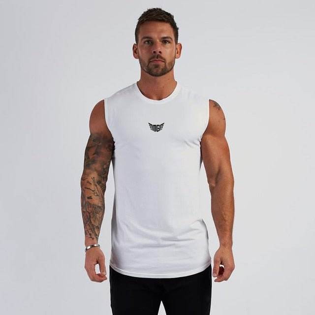 Compression Gym Tank Top for Men - FitnessPlowSurge