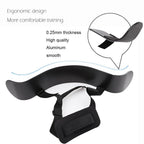ForgeElite Heavy-Duty Bodybuilding Arm Blaster features heavy duty nylon, padded neck strap, sturdy aluminum body, and padded elbow pads. 