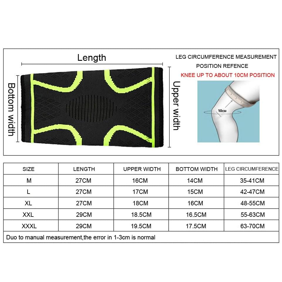 Fitness Compression Knee Pad - FitnessPlowSurge