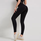 Premium Fitness Running Yoga Pants for Ultimate Comfort in various colors and designs on models.  9