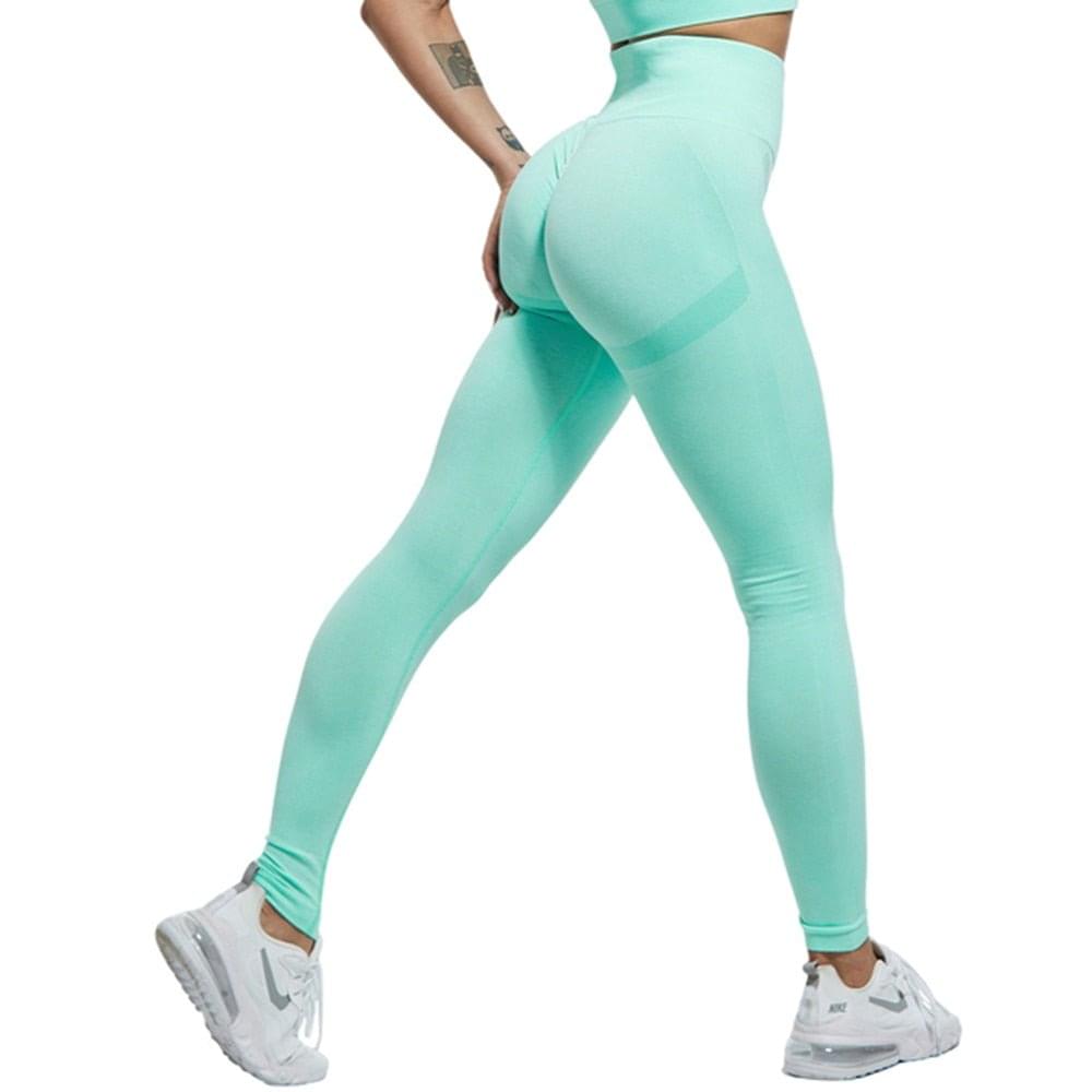 Premium Fitness Running Yoga Pants for Ultimate Comfort in various colors and designs on models.  