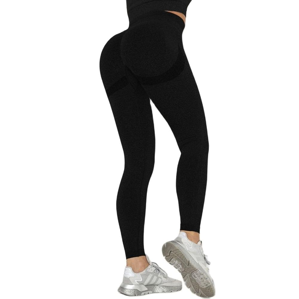 Premium Fitness Running Yoga Pants for Ultimate Comfort in various colors and designs on models.  