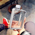 ForgeElite Chic Flat Water Bottle - 380ml Tritan Design 