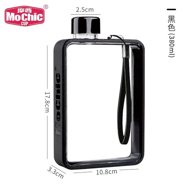 ForgeElite Chic Flat Water Bottle - 380ml Tritan Design 7