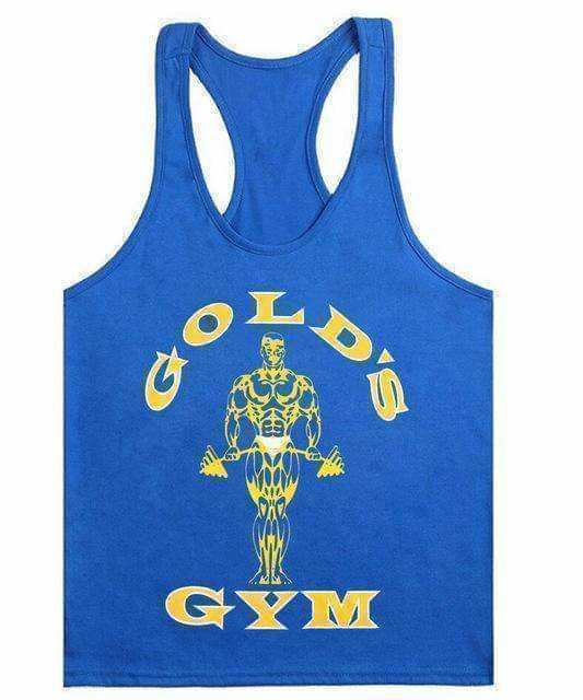 Golds Aesthetic Gym Tank Top Men - FitnessPlowSurge
