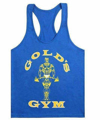 Golds Aesthetic Gym Tank Top Men - FitnessPlowSurge