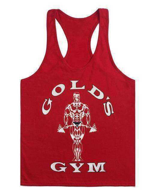 Golds Aesthetic Gym Tank Top Men - FitnessPlowSurge