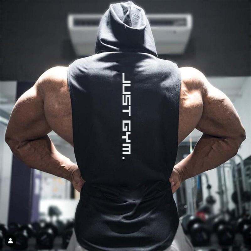 Gym Hoodies Tank Top - FitnessPlowSurge