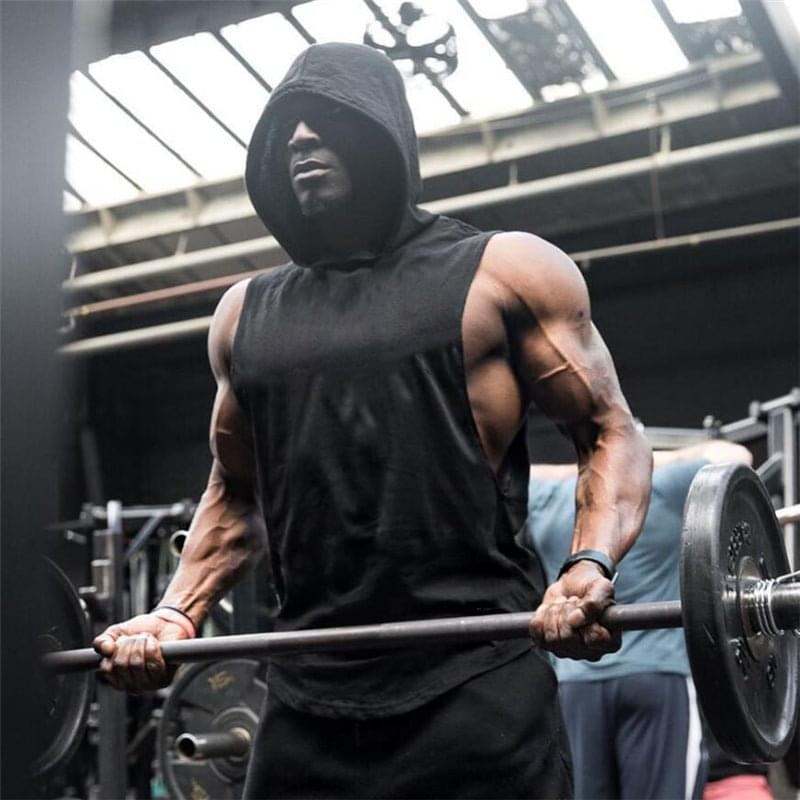 Gym Hoodies Tank Top - FitnessPlowSurge