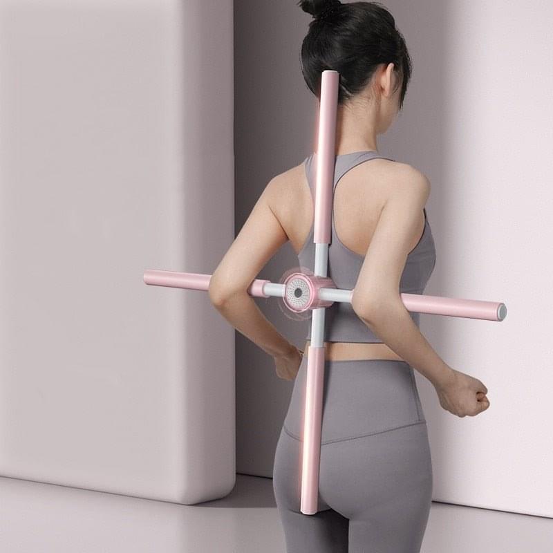 Hunchback Adjustable Corrector posture back support with adjustable straps and stainless steel frame for unisex balance training and pain relief