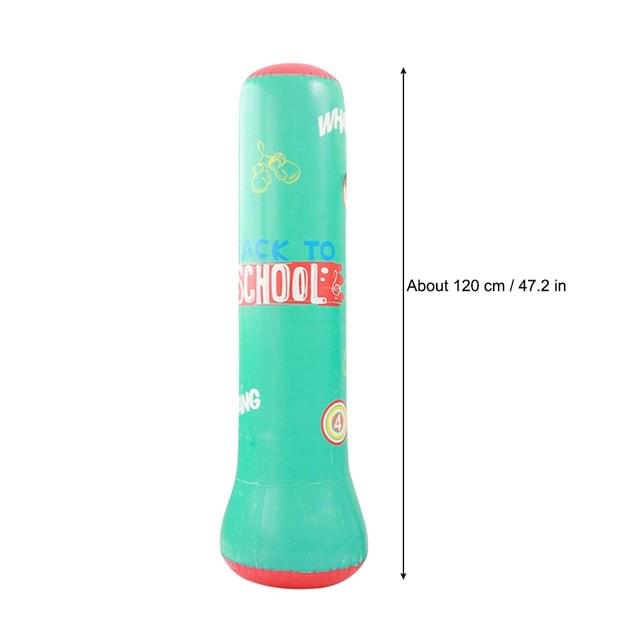 160cm tall inflatable boxing bag for Muay Thai training with thickened base and pressure-relief bounce back design  0001