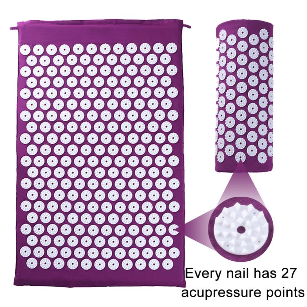 Lotus Acupuncture Yoga Mat - FitnessPlowSurge