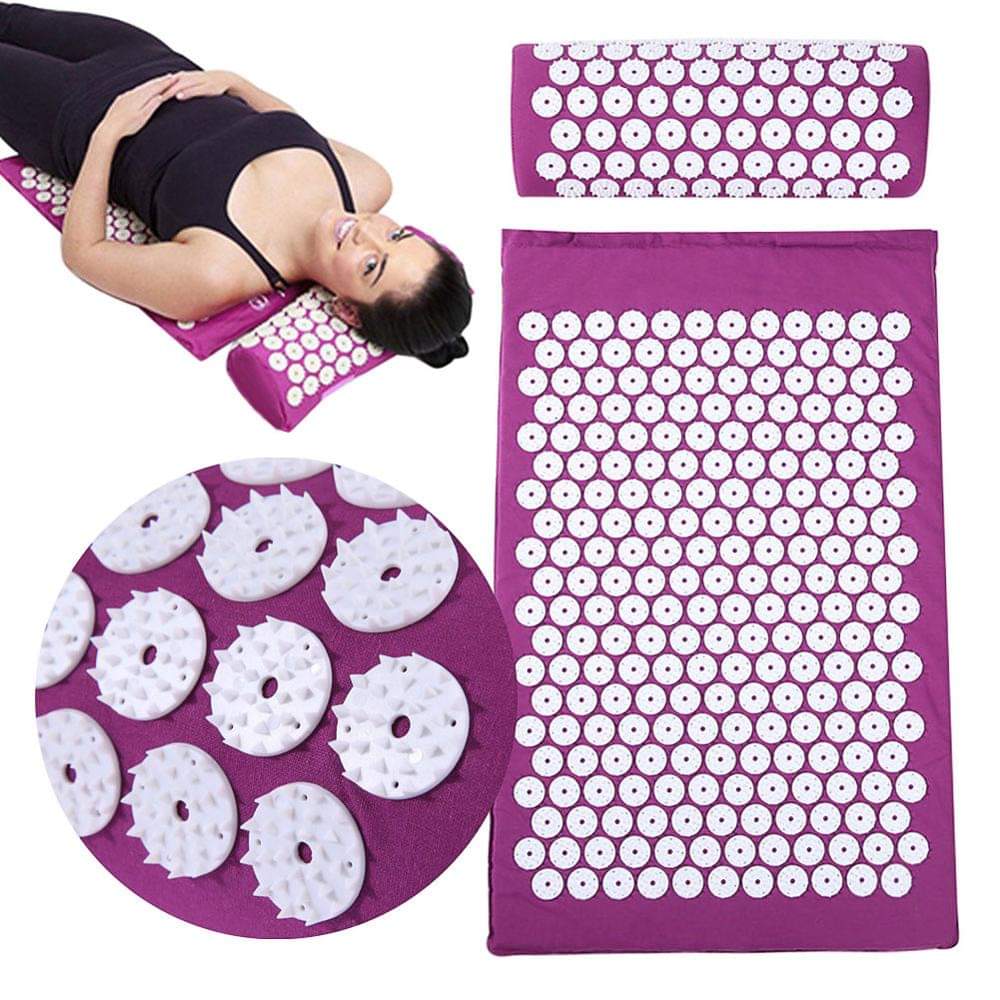 Lotus Acupuncture Yoga Mat - FitnessPlowSurge