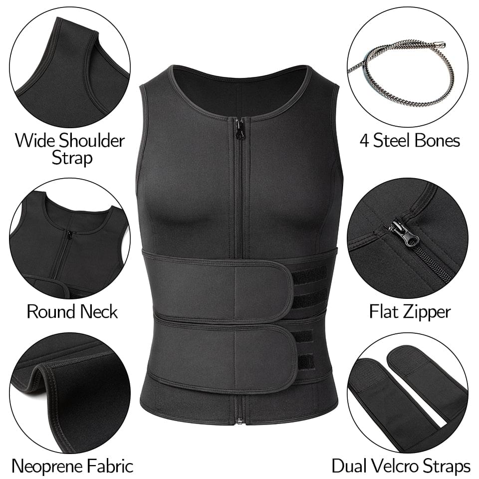 Men Shaper Vest - FitnessPlowSurge