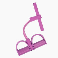 4-Pack Resistance Bands Set for Home Workouts with two people using bands on a workout mat 5