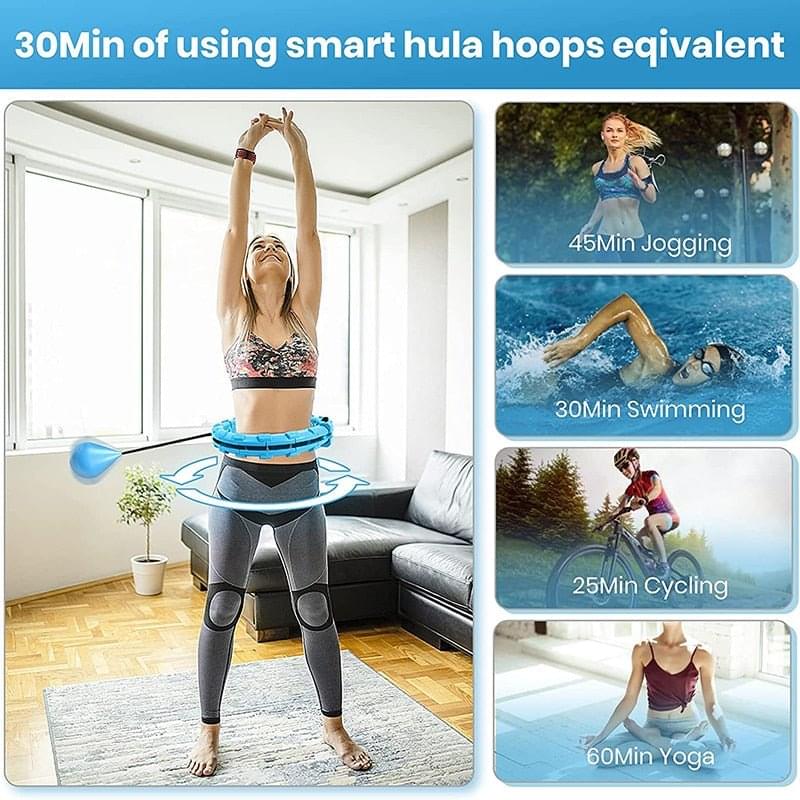 Smart Weighted Fit Hoop - FitnessPlowSurge
