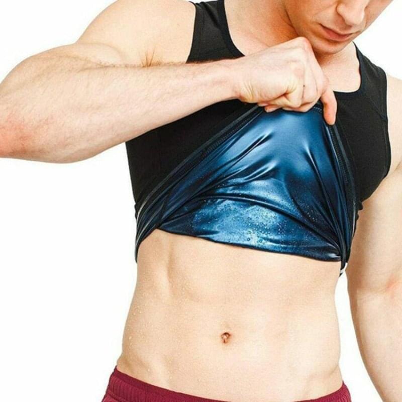 Man and woman wearing Vest Body Shapers for waist slimming and body toning