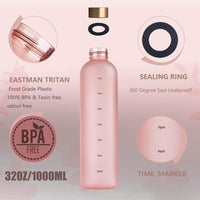 Pro-Elite Hydration Tracker | 1L Leakproof Performance Bottle